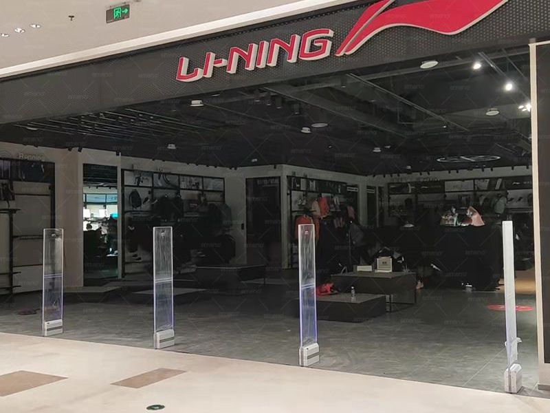 Li Ning brand butik installeret kubisk akustisk magnetisk anti-tyveri enhed AM9800