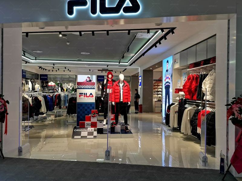 FILA tøjmærkebutik installerer AM9800 lyden og magnetisk tyverisikring