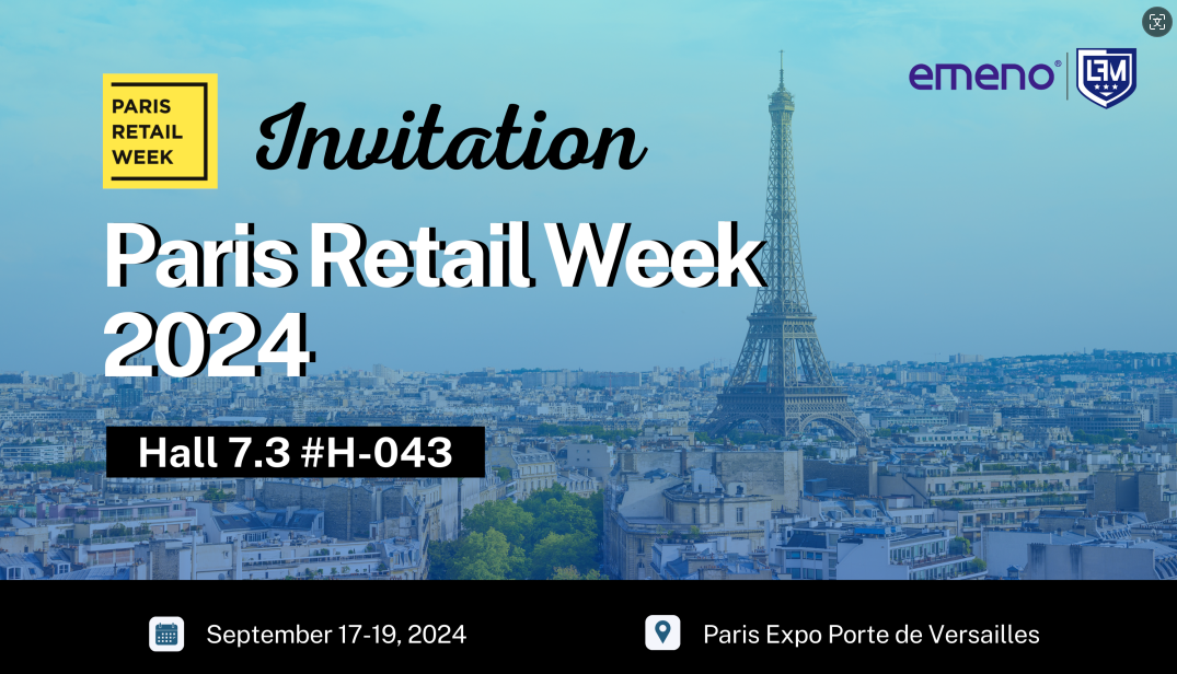 Vi vil deltage i Paris Retail Week 2024-udstillingen